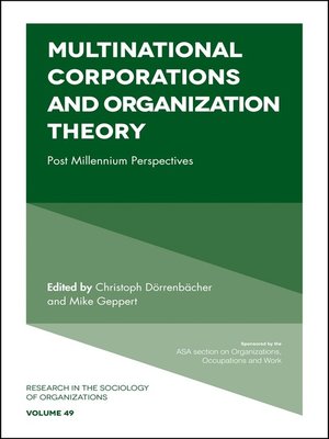 cover image of Research in the Sociology of Organizations, Volume 49